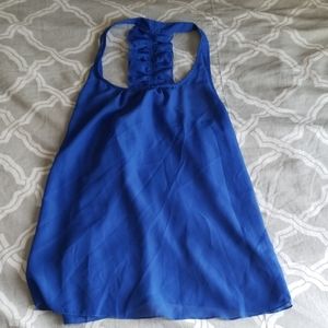 3/$10 Bundle - Royal Blue Racer Back Sheer Tank